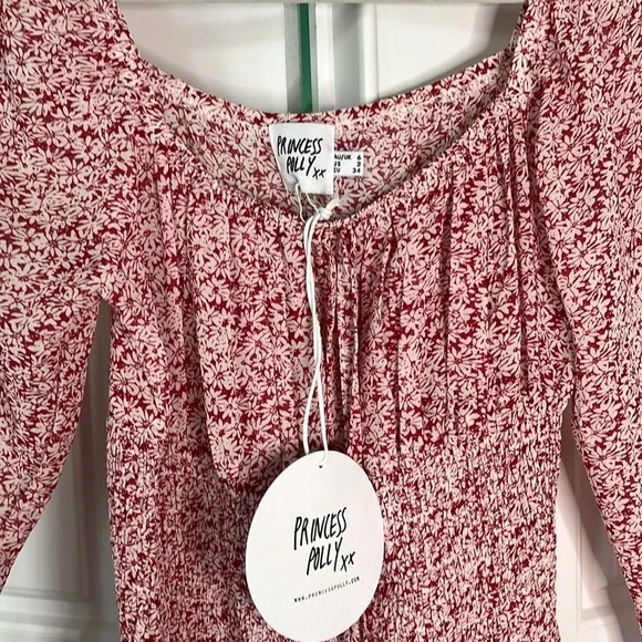 NWT Princess Polly Carrillo Floral Mini Dress - Picture 7 of 7